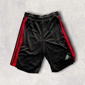 Adidas shorts, size S, black shorts with red design